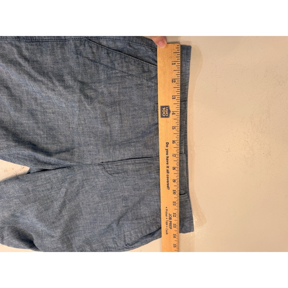 Gap Womens Heather Blue Bermuda Shorts size 0 waist 26" inseam 9" - Picture 6 of 8